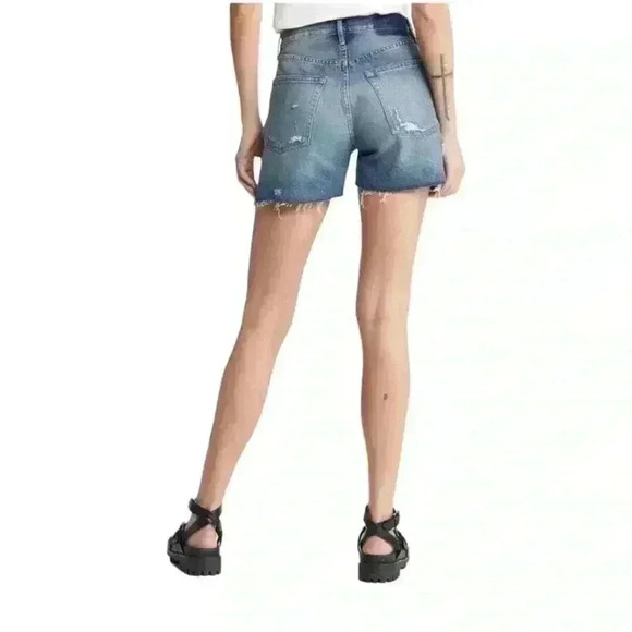 NWT $218 FRAME NORTHVILLE RIPS HIGH RISE VINTAGE SHORTS SIZE 26. - Picture 2 of 8
